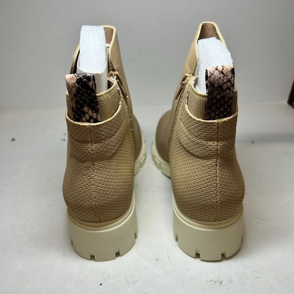 Journee Collection Womens 8 M Tan Jeeva Zip Up Ankle Booties NIB MH4 - Picture 4 of 5